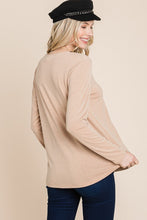 Load image into Gallery viewer, Super Lady Lace Contrast Long Sleeve Blouse