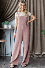 Load image into Gallery viewer, Heimish Ribbed Front Pocket Sleeveless Jumpsuit