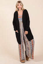 Load image into Gallery viewer, Mittoshop Open Front Long Sleeve Longline Cardigan