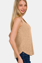 Load image into Gallery viewer, Zenana V-Neck Curved Hem Tank