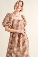 Load image into Gallery viewer, And The Why Square Neck Puff Sleeve Dress