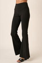 Load image into Gallery viewer, Mittoshop Crepe Knit Elastic Waist Flare Leg Pants