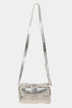 Load image into Gallery viewer, Fame Woven Crossbody Bag with Adjustable Strap