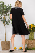 Load image into Gallery viewer, Celeste Decor Button Short Sleeve Dress with Pockets