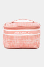 Load image into Gallery viewer, Fame Love &amp; Peace Striped Handle Bag