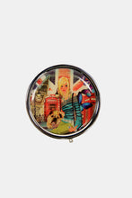 Load image into Gallery viewer, Nicole Lee USA Print Metallic Circular Large Pill Case