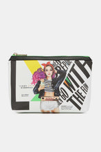 Load image into Gallery viewer, Nicole Lee USA Printed Large Cosmetic Pouch