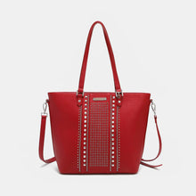 Load image into Gallery viewer, Nicole Lee USA Studded Decor Tote Bag