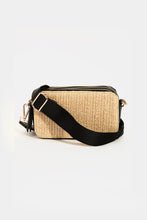 Load image into Gallery viewer, Fame Straw Contrast Crossbody Bag