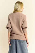 Load image into Gallery viewer, Davi &amp; Dani Round Neck Batwing Sleeve Sweater