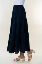 Load image into Gallery viewer, White Birch High Waisted Tiered Maxi Skirt