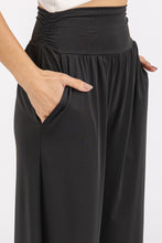 Load image into Gallery viewer, Mittoshop Stretch Banded Waist Wide Leg Pants with Pockets