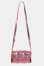 Load image into Gallery viewer, Fame Woven Crossbody Bag with Adjustable Strap