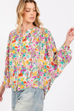 Load image into Gallery viewer, SAGE + FIG Button Down Floral Shirt