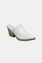 Load image into Gallery viewer, Forever Link Pointy Toe Slip On Chunky Mules