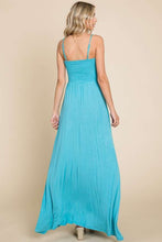 Load image into Gallery viewer, Culture Code Smocked Cami Maxi Dress with Pockets