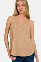 Load image into Gallery viewer, Zenana V-Neck Curved Hem Tank