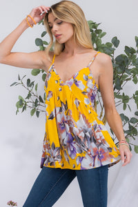 Celeste Floral V-Neck Cami