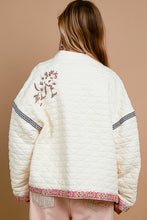 Load image into Gallery viewer, POL Embroidered Open Front Long Sleeve Jacket