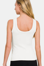 Load image into Gallery viewer, Zenana 2 Way Neckline Washed Ribbed Tank