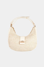 Load image into Gallery viewer, Fame Straw Braid Hobo Bag