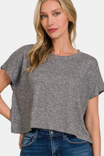 Load image into Gallery viewer, Zenana Short Sleeve Round Neck Cropped T-Shirt