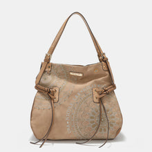 Load image into Gallery viewer, Nicole Lee USA Side Braided Tassel Inlaid Rhinestone Embroidery Hobo Bag