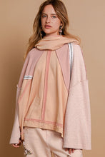 Load image into Gallery viewer, POL Exposed Seam Turtleneck Stud Trim French Terry Hoodie