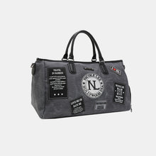 Load image into Gallery viewer, Nicole Lee USA Denim Patch Duffel