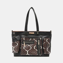 Load image into Gallery viewer, Nicole Lee USA Geometric Pattern Large Handbag