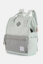 Load image into Gallery viewer, Himawari Contrast Waterproof Backpack Bag with External USB Port