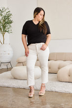 Load image into Gallery viewer, RFM Mini Mia Tummy Control High Waist Raw Hem Jeans