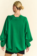 Load image into Gallery viewer, Davi &amp; Dani Round Neck Raglan Sleeve Sweatshirt