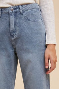 Annie Wear Distressed Raw Hem Jeans