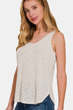 Load image into Gallery viewer, Zenana Curved Hem Round Neck Tank