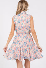 Load image into Gallery viewer, GeeGee Floral Eyelet Sleeveless Mini Dress