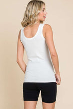 Load image into Gallery viewer, Culture Code Ribbed Scoop Neck Tank