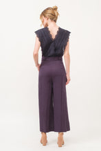 Load image into Gallery viewer, And The Why Laced Surplice Tie Waist Jumpsuit