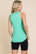 Load image into Gallery viewer, Culture Code Ribbed Round Neck Tank