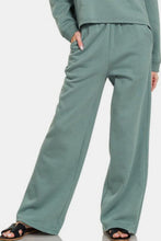 Load image into Gallery viewer, Zenana Round Neck Raglan Sleeve Top and Elastic Waist Pants Set