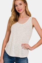 Load image into Gallery viewer, Zenana Curved Hem Round Neck Tank