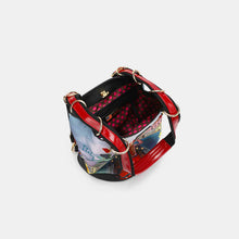 Load image into Gallery viewer, Nicole Lee USA Nylon Multifunctional Bucket Backpack