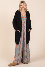 Load image into Gallery viewer, Mittoshop Open Front Long Sleeve Longline Cardigan