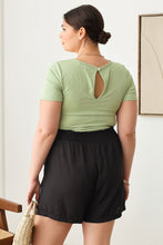 Load image into Gallery viewer, Zenobia Plus Size Drawstring Elastic Waist Shorts with Pockets