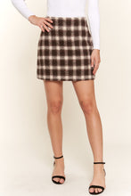 Load image into Gallery viewer, And The Why Brushed Plaid Mini Skirt