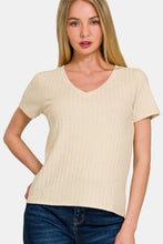 Load image into Gallery viewer, Zenana Ribbed Short Sleeve T-Shirt