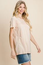 Load image into Gallery viewer, Cotton Bleu by Nu Label Eyelet Round Neck Short Sleeve T-Shirt