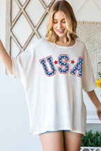 Load image into Gallery viewer, HOPELY USA Graphic Round Neck T-Shirt