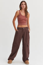 Load image into Gallery viewer, HYFVE Elastic Waist Wide-Leg Cargo Pants