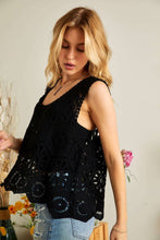 Load image into Gallery viewer, ADORA Crochet Wide Strap Tank